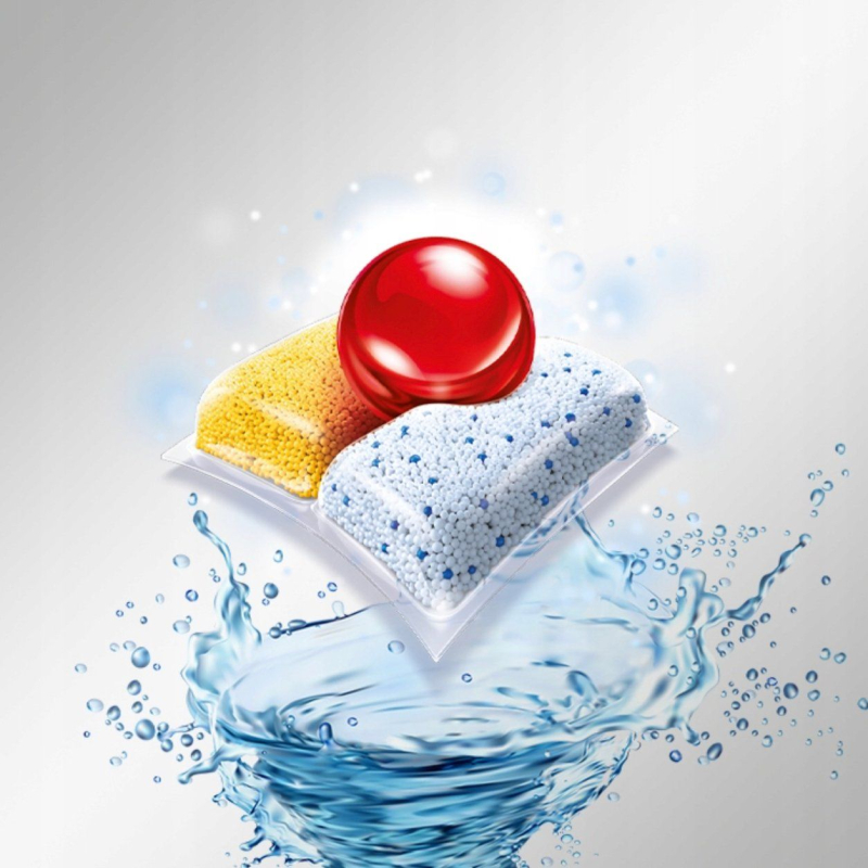 Túi 21 viên rửa chén Finish Quantum All in 1 (14x tính năng trong 1 viên công thức mới – Hương Chanh) – (Dành cho máy rửa chén 10-12-13 bộ).